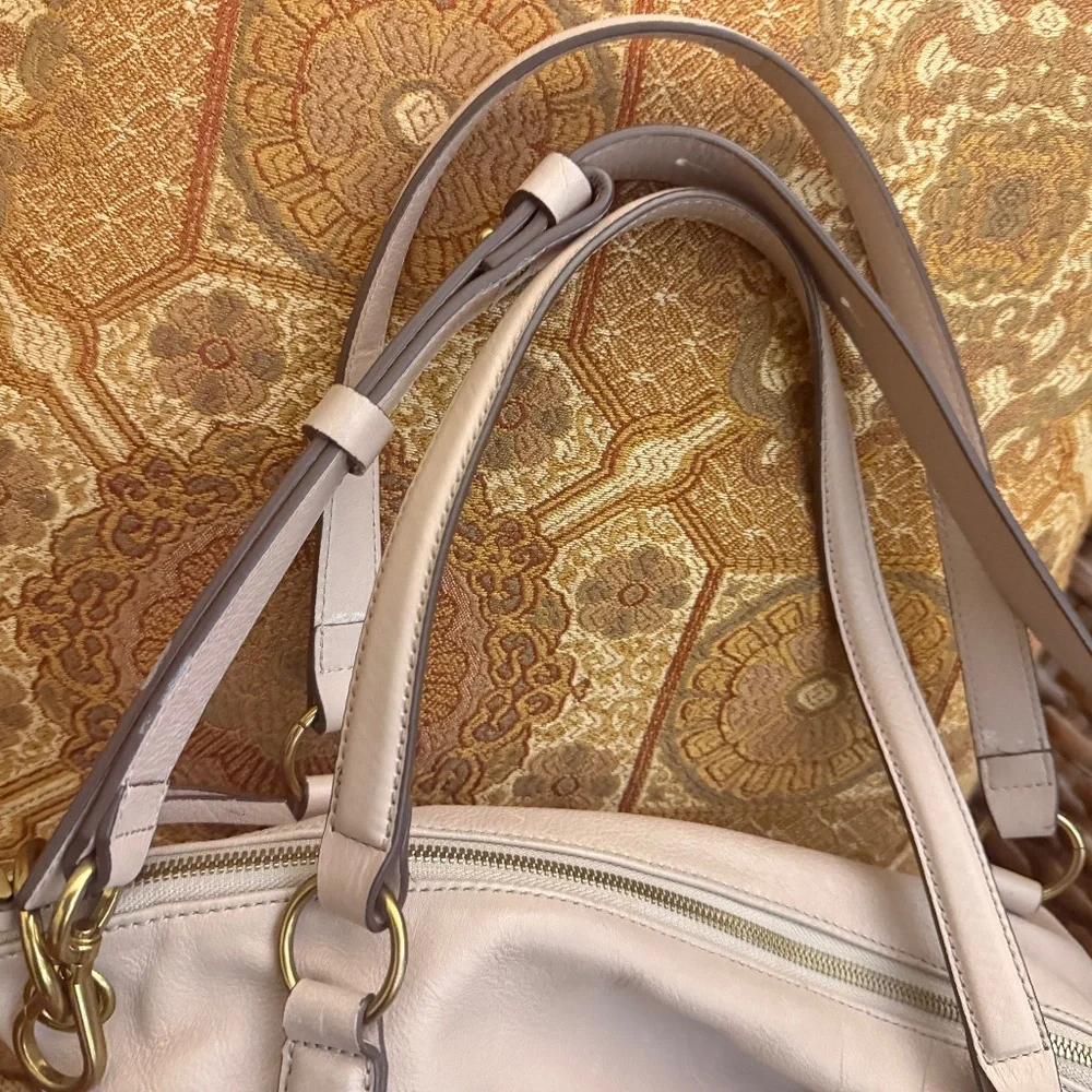 MARGOT NEW YORK SATCHEL SOFT CREME